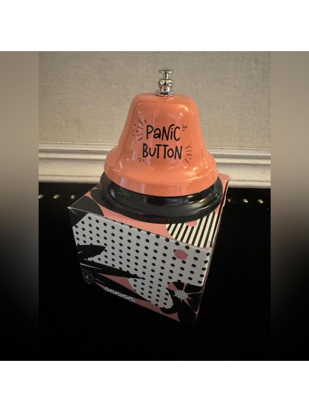 Panic Button Funny Bell/Desk Top Bell Ringer NIB
